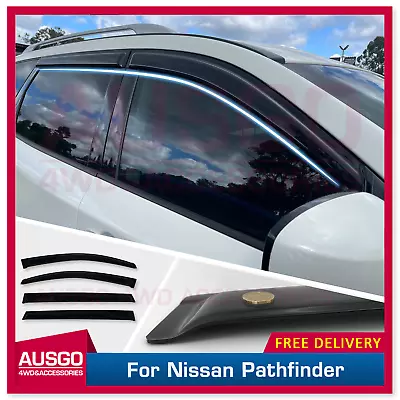 AUSGO Luxury Weather Shields For Nissan Pathfinder R52 2013-2021 Weathershields • $69.91