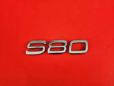 2007-2013 Volvo S80 3.2 Rear Trunk Lid Chrome Emblem Badge Logo Sign Oem 2008 • $16