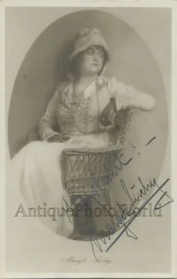 Beautiful Actress Margit Suchy Antique Hand Signed Autographed Photo Pc • $28