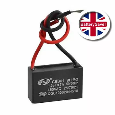 £4 • Buy Senju CBB61  1.5uF Capacitor Fan Start / Motor Run 450VAC