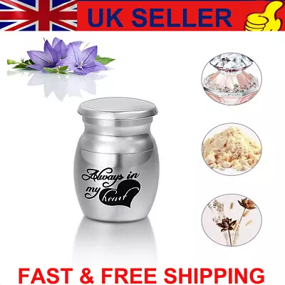 £6.81 • Buy Small  Urn Ashes Pet Cat Dog Keepsake Cremation Funeral Jewellery Container Uk