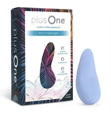 Plus One Mini Vibrating Massager 10 Different Modes Model#6711T Water Proof NEW • $20