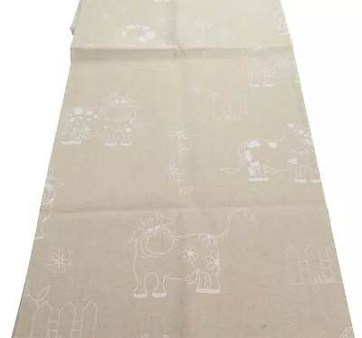 Tablecloth Square And Rectangular Cotton Printed Cow • £11.42