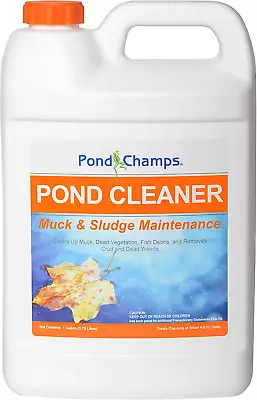 Pond Champs Pond Cleaner - Beneficial Bacteria - Safe For Koi & Gold Fish - 1 Ga • $53.99