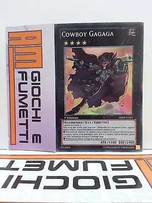 COWBOY GAGAGA In Italian RARE SUPER XYZ KONAMI Original • $4.15