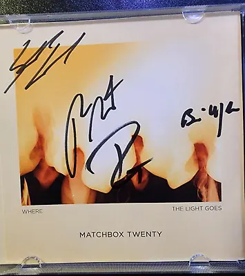 Matchbox Twenty - Where The Light Goes - Signed Autographed Cover Art CD READ • $27.99