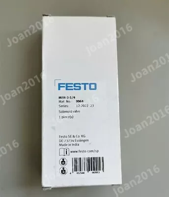 1PC New FESTO MFH-3-1/4 Solenoid Valve 9964 • $70