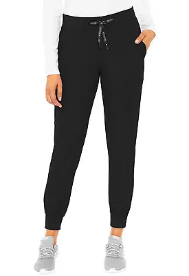 Med Couture Scrubs Women's Jogger Pants MC2711 BLK Black Free Ship • $27.99