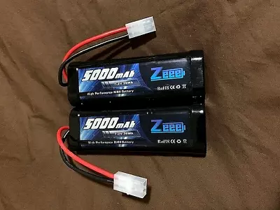 2 Zeee 5000mah 7.2v 36wh High Performance Nimh Batteries • $51.99