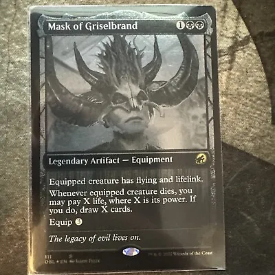 MTG Mask Of Griselbrand - Foil Light Play English Innistrad: Double Feature • $11.99