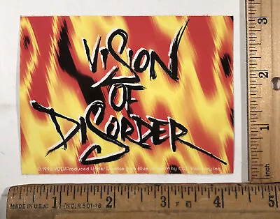 Vintage 1998 Vision Of Disorder Heavy Metal Rock Band Sticker Decal • $7.25