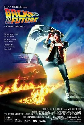 BACK TO THE FUTURE - CLASSIC MOVIE POSTER - 24x36 - 0830 • $11.95