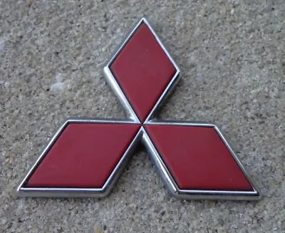 Mitsubishi 2.5  Red Star Emblem Badge Decal Logo Eclipse Montero OEM Genuine • $22.83