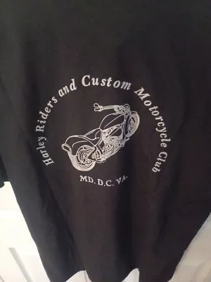 Harley Riders & Customs East Coast Motorcycle Club T-Shirt.  • $14.99