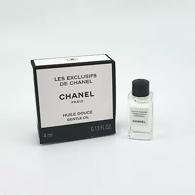 New LES EXCLUSIFS Chanel PARIS HUILE DOUCE 4ml .13 OZ BOXED Miniature GENTLE OIL • $27