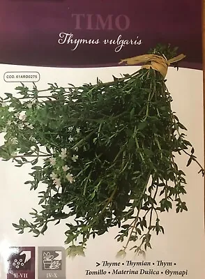 £1.29 • Buy Herb  Thyme  0.30 Gram Approx 1050 Italian Seeds