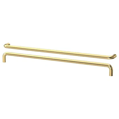 Ikea BAGGANAS Wardrobe Door Handle Brass-colour 335 Mm 203.384.11 • £24
