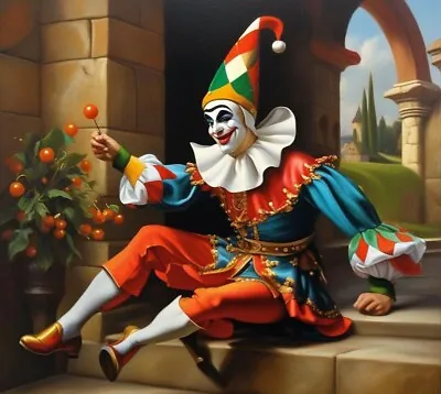 Wall Art Medievil Jester  • £1.50