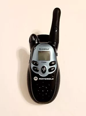 Motorola Talkabout T5000 Backlit LCD Display Two Way Radio FRS GMRS With Clip • $7