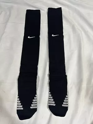 Nike Grip Vapor Lacrosse Baseball Soccer Football SZ XL Black Socks PSK022-010 • $19.99