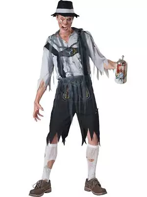 OktoberFeast Zombie Lederhosen Costume Adult • $24.51