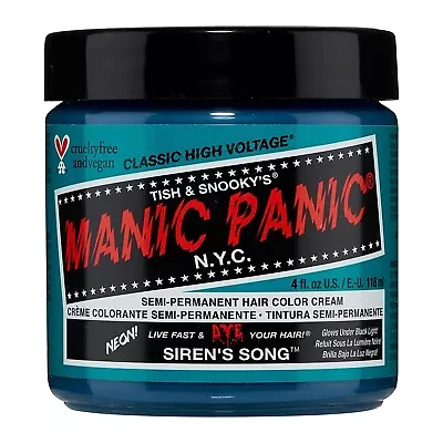 Manic Panic High Voltage Classic Semi-Permanent Hair Dye SIREN'S SONG 4oz • $13.44