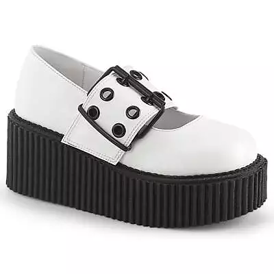 CREEPER-230 - Wht Vegan Leather • $92.95