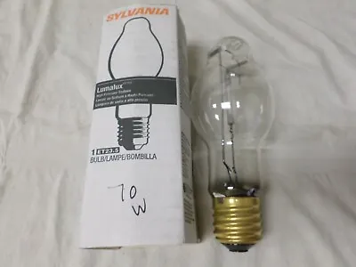 SYLVANIA LUMALUX 70 WATT HIGH PRESSURE SODIUM LAMP LU70/PLUS/ECO New Old Stock • $15.95