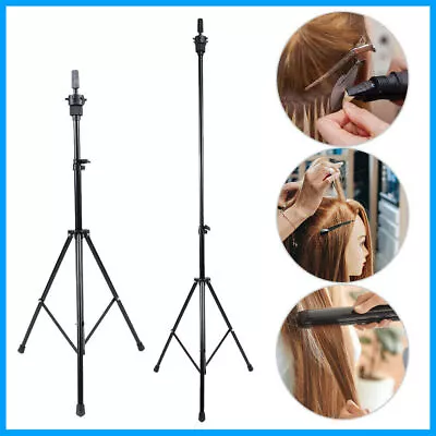 Adjustable Manikin Head Tripod Stand Hairdressing Training Mannequin Holder Bag • $23.99