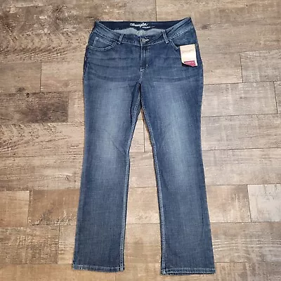 Wrangler Jeans Women's Straight Leg 18WX32 Denim Western Cowgirl Measures 38x31 • $19.95