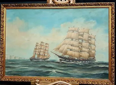 Geoff Shaw Gorgeous  Extra Large Oil Painting  Maritime Naval • £875