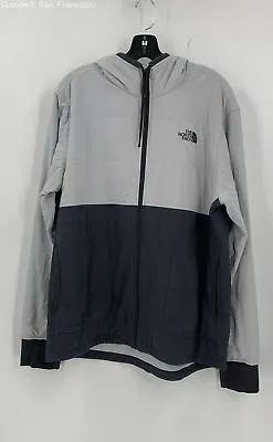 The North Face Mens Gray Mountain 2.0 Long Sleeve Full-Zip Hoodie Size L • $19.99