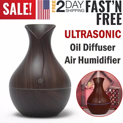 $9.99 • Buy Ultrasonic Humidifier Essential Oil Diffuser Aroma Air Steamer Mist Purifier LED