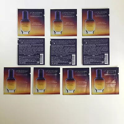 Lot Of 10 X L'Occitane Immortelle Reset Overnight Reset Oil-in Serum 1ML EACH • $12.99