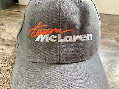 Team McLaren Vintage Baseball Cap Grey - Official McLaren F1 Team - FREE POSTAGE • £14.99