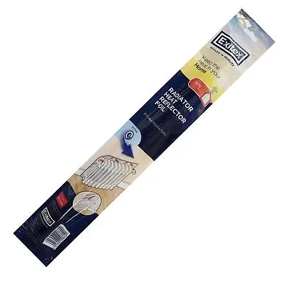 Exitex Radiator Heat Reflector Foil 5mtr X 50cm Insulation Saving Film • £10.60