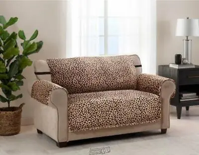 $84.99 • Buy Innovative Leopard Print Furniture Cover XL Sofa Polyester Machine Washable 