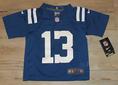 Nike Indianapolis Colts T.Y. Hilton #13 On-Field Home Jersey $55 Size Kids 4 • $39.09