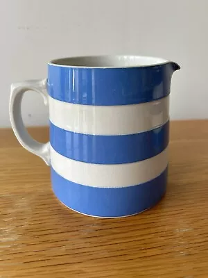 Vintage T.G.Green Cornishware Blue And White Striped Jug • £9