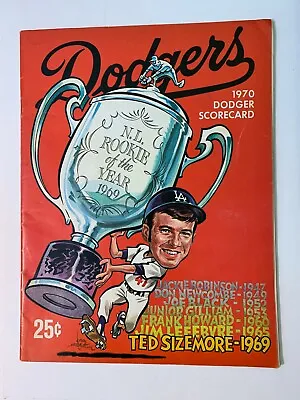 1970 LA Dodgers Vs NY Mets Dodger Scorecard UNSCORED GOOD  • $14.99