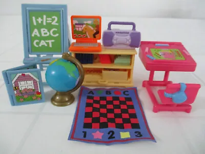 Fisher Price Loving Family Doll House Playroom 2002 Complete Set * Vgc • $48