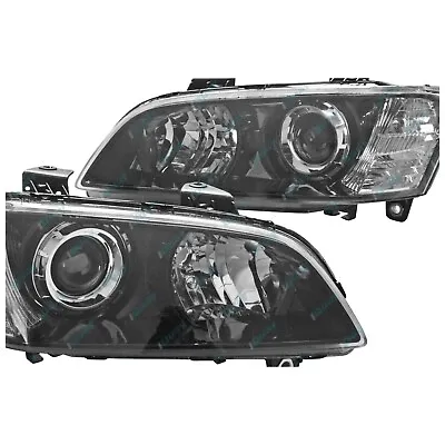 Black Projector Headlights Pair LH+RH For Holden VE Commodore Series 1 '06-'10 • $400.95