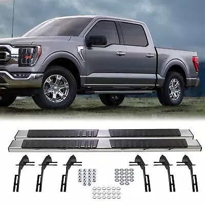 Running Boards For 15-22 Ford F-150 F-250 F-350 Super Duty Crew Cab • $262.47