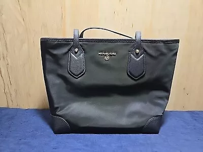 Michael Kors Eva Small Nylon Top Zip Tote Black 30H9GV0TOC • $99.99