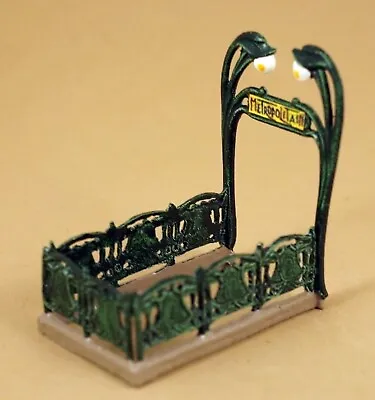 J Carlton Gault French Miniature Paris Metro Entrance Art Nouveau Metropolitain • $63.99