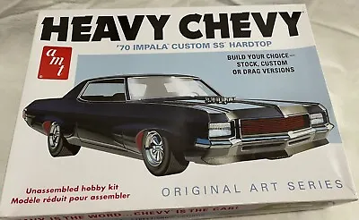 AMT Heavy Chevy '70 Impala Custom SS Hardtop 1/25 Plastic Model Kit AMT895/12 • $29.49
