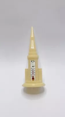 Vintage Soviet Room Thermometer Form Kremlin Tower Shape Hard Plastic USSR Old • $19.80