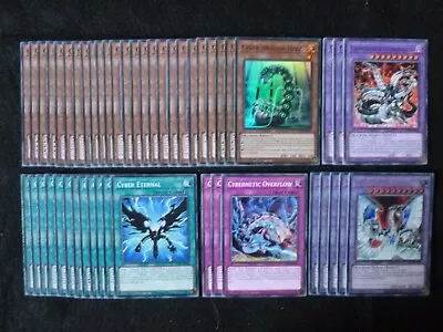 Yu-gi-oh 48 Card Cyber End Dragon Deck  *ready To Play* • £16.80