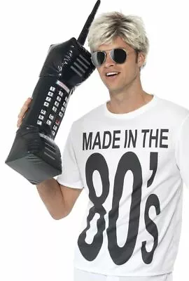INFLATABLE RETRO MOBILE PHONE Cellular Device 80s Zach Morris Funny Costume Prop • $13.95