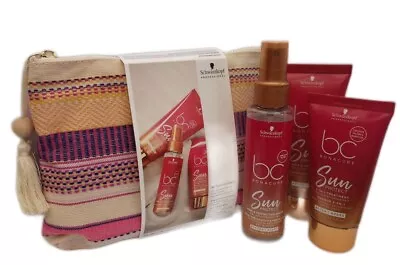 Hair Care Gift Set Schwarzkopf BC Sun Protect Travel Kit Spritz Girls Women • £9.97